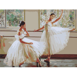 Картина по номерам "Навчання балету"