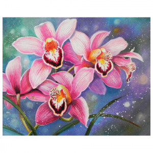 Картина по номерам "Орхідеї"