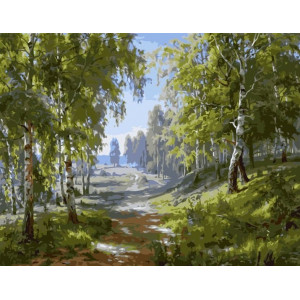 Картина по номерам "Лісова стежка"