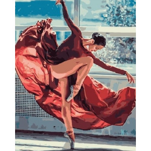 Картина по номерам "Грациозная танцовщица"