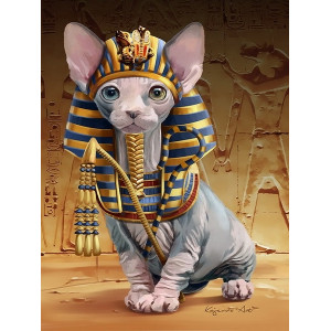 Картина по номерам "Маленький фараон"