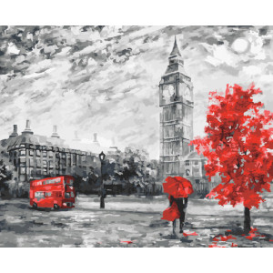 Картина по номерам "Сірий Лондон"