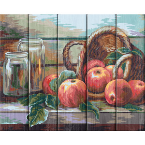 Картина по номерам "Натюрморт із яблуками"