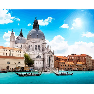 Картина по номерам "Венеция. Базилика Санта-Мария"