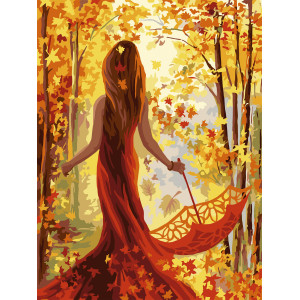 Картина по номерам "Таємнича осінь"