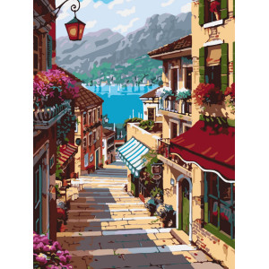 Картина по номерам "Улица Италии"