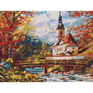 Картина по номерам "Церковь"