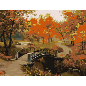 Картина по номерам "В Осеннем Парке"