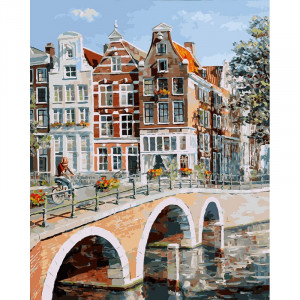 Картина по номерам "Імператорський канал у Амстердамі"