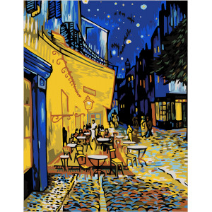 Картина по номерам "Ночной Ресторанчик"