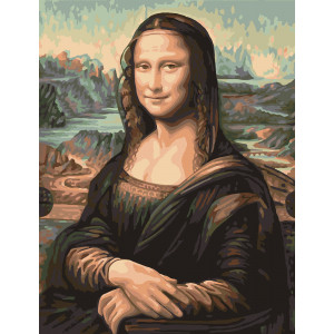Картина по номерам "Леонардо Да Винчи Мона Лиза"