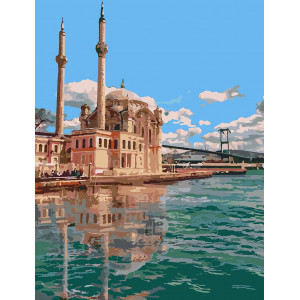 Картина по номерам "Мечеть Ортакёй в Стамбуле"