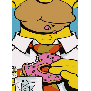 Картина по номерам "Симпсоны Пончик Гомера"