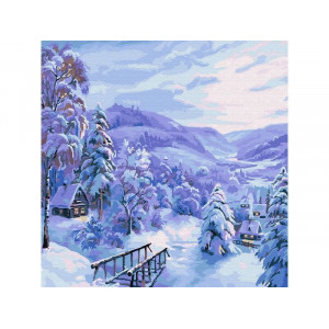 Картина по номерам "Снігова казка"