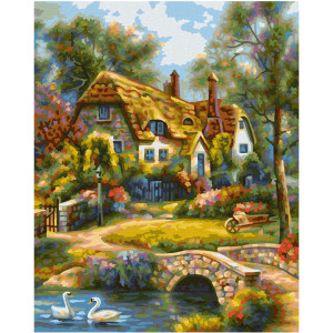 Картина по номерам "Старый Английский дом"