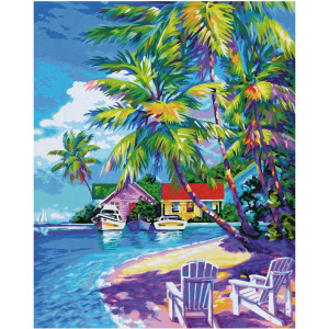Картина по номерам "Солнечные Карибы"