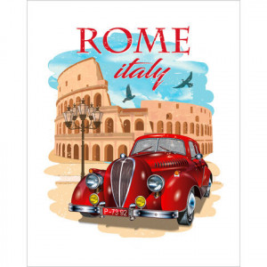 Картина по номерам "Все дороги ведут в Рим"