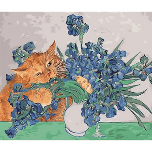 Картина по номерам "Радость кота"