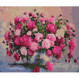Картина по номерам "Букет садових квітів"