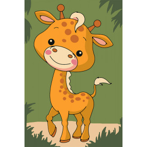 Картина по номерам "Жираф"