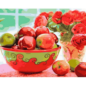 Картина по номерам "Яблочный урожай"