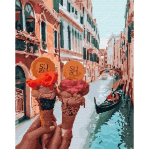 Картина по номерам "Мороженое в Италии"