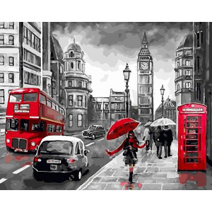 Картина по номерам "Ветреный Лондон"