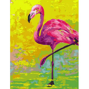 Картина по номерам "Африканский фламинго"
