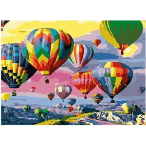 Картина по номерам "Парад воздушных шаров"