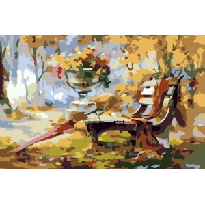 Картина по номерам "золота осінь"