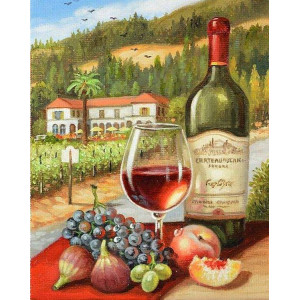 Картина по номерам "Вилла с виноградником"