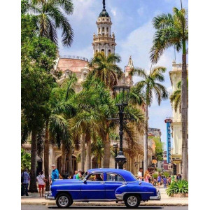 Картина по номерам "Яркие краски Кубы"