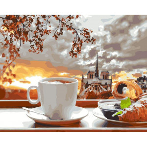 Картина по номерам "Романтический завтрак"