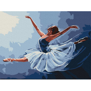 Картина по номерам "Балерина в танце"