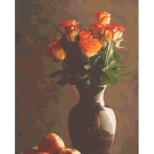 Картина по номерам "Троянди"