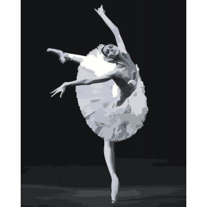 Картина по номерам "Танец балерины"