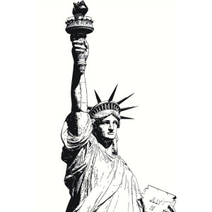 Картина по номерам "Статуя свободы"