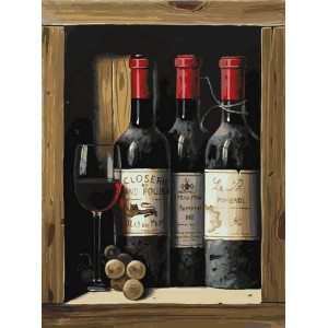 Картина по номерам "Коллекционное вино"