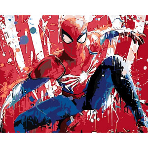 Картина по номерам "Человек-паук"