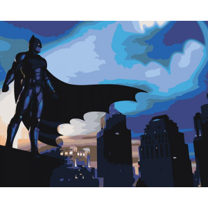 Картина по номерам "Бэтмен: На страже мира"