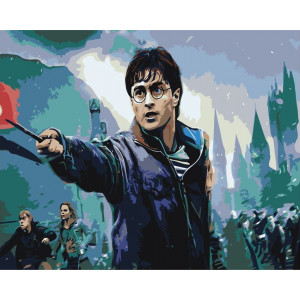 Картина по номерам "Гарри Поттер и Дарыерти"