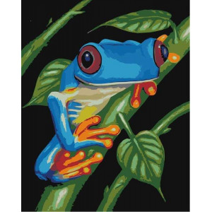 Картина по номерам "Яскрава жаба"