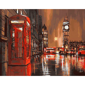 Картина по номерам "Вечерний Лондон"
