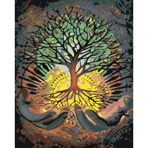 Картина по номерам "дерево життя"