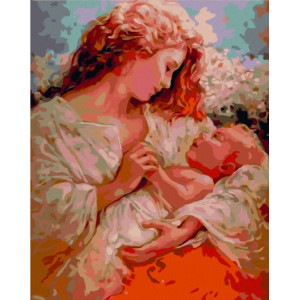Картина по номерам "Мать и дитя"