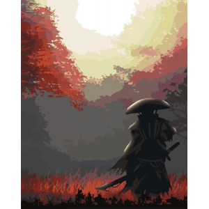 Картина по номерам "Осень самурая"