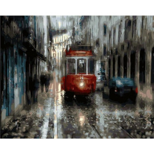 Картина по номерам "Лиссабонский трамвай"