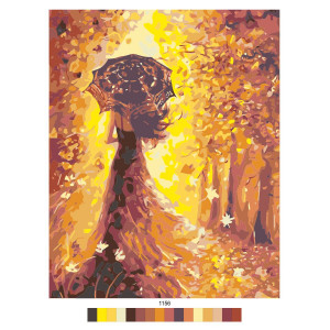 Картина по номерам "Леди Осень"