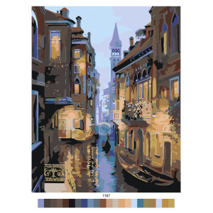 Картина по номерам "Улицы Венеции"