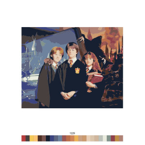 Картина по номерам "Гарри Поттер"